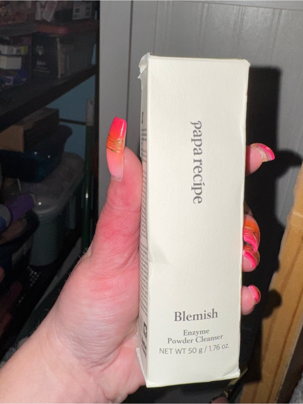 Blemish powder cleanser